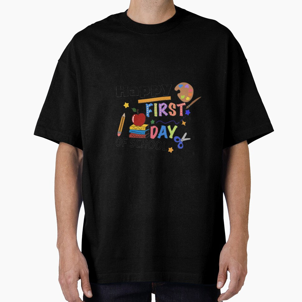 Happy First Day of School Cute Colorful Design by baty74