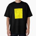 Bright Yellow Overlapping Circles Random Pattern by plumpjose