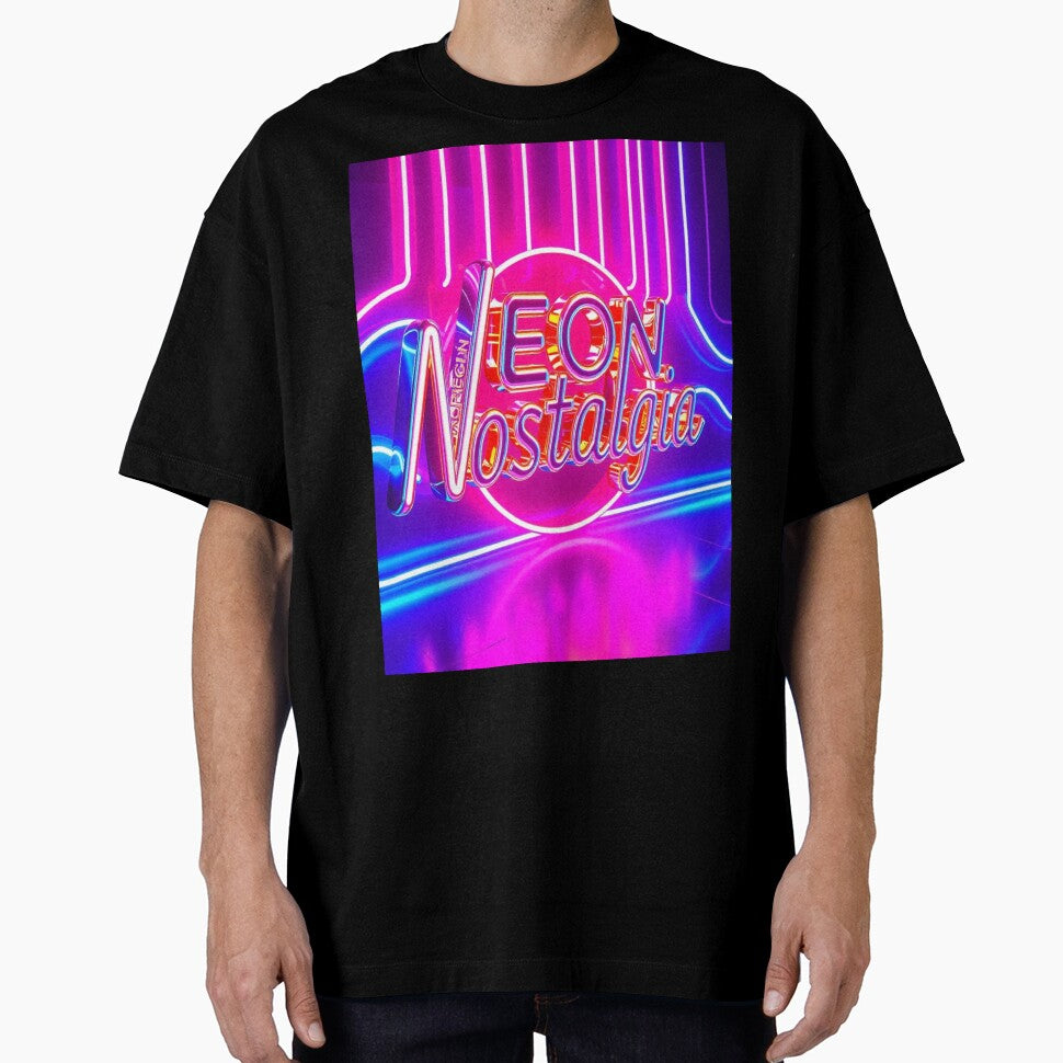 Neon Nostalgia – Chrome Vaporwave Dream Design by CMdigit