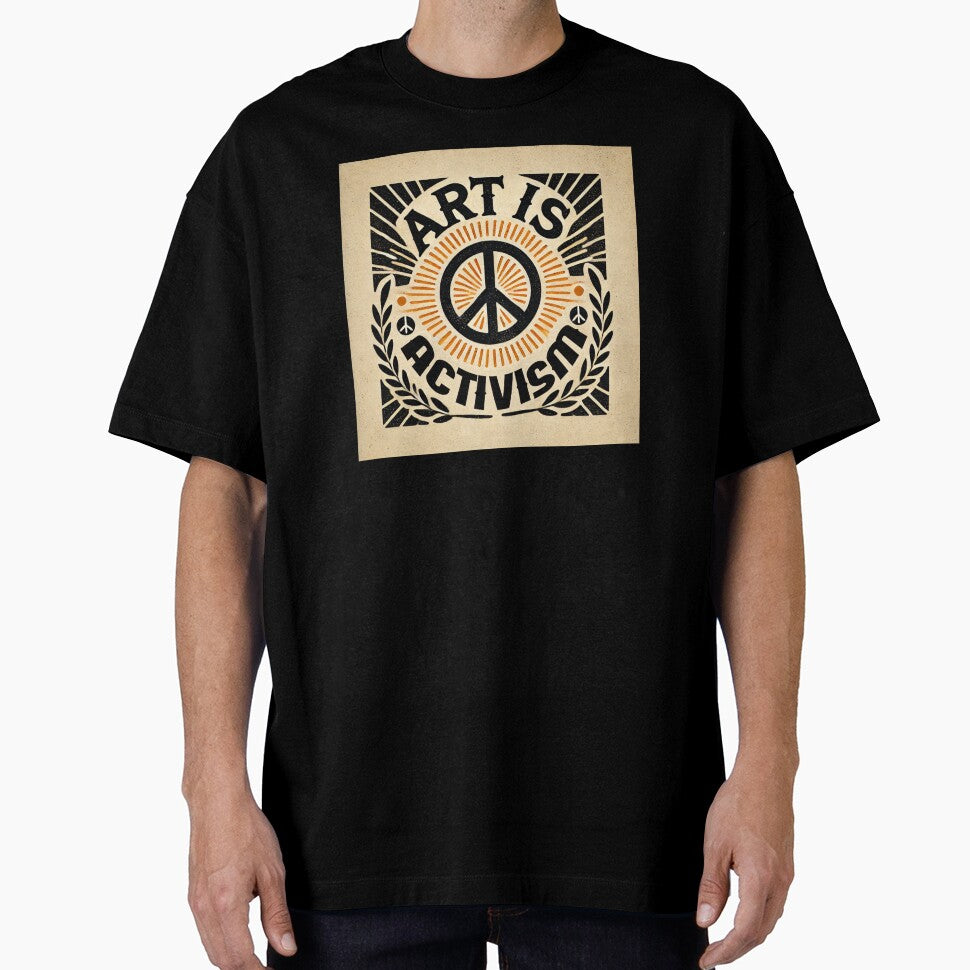 Art Is Activism Bold Vintage Design by RetroPop23