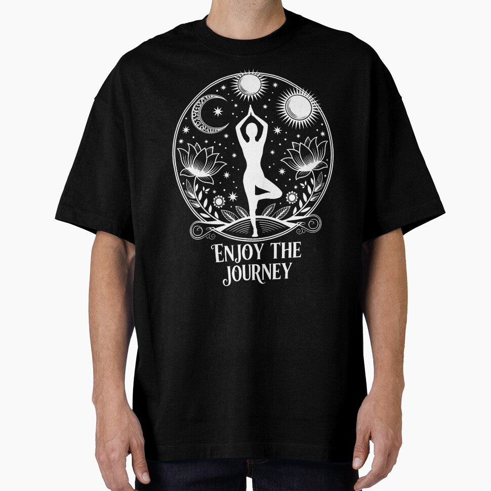 Enjoy The Journey Yoga Celestial Meditation Peace Vibes by LydiaShirley