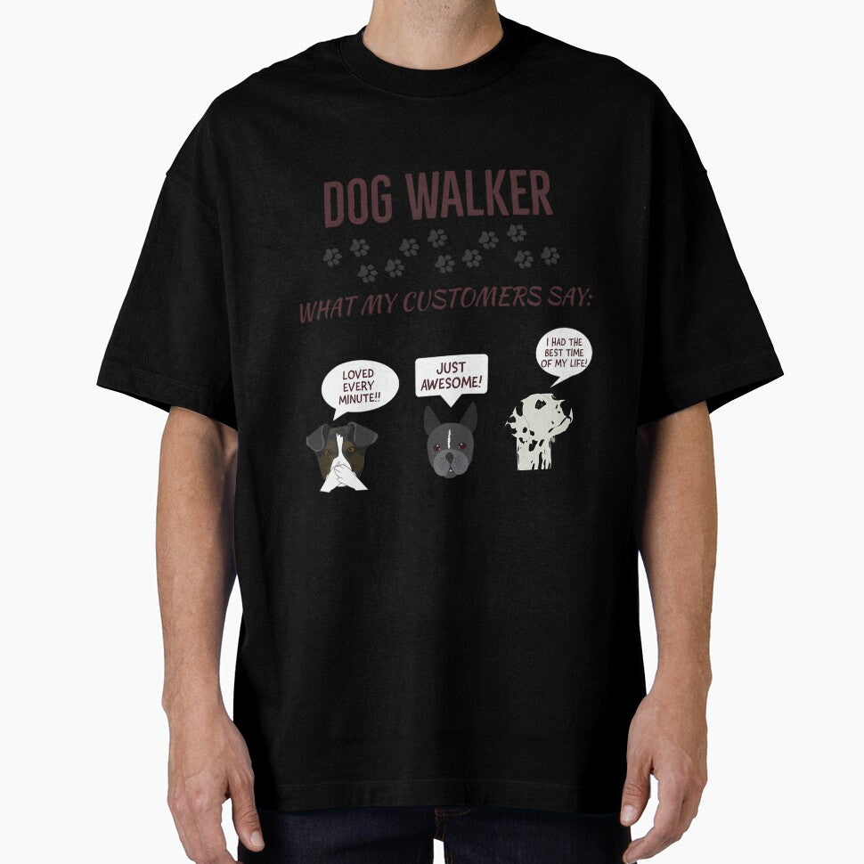 Dog Walker Funny Gift by uqibcmii19