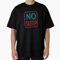 No Sleep Neon Sign – Bold Retro Glow Typography by RKNTdesigns