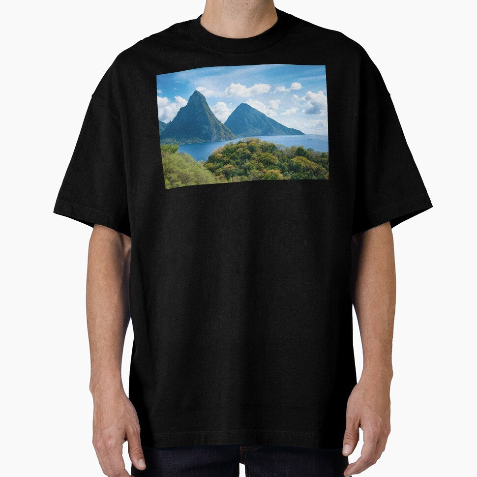 The Pitons, St. Lucia by scenerymerch
