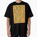 Warm Retro Wavy Stripes by weirdfishes123