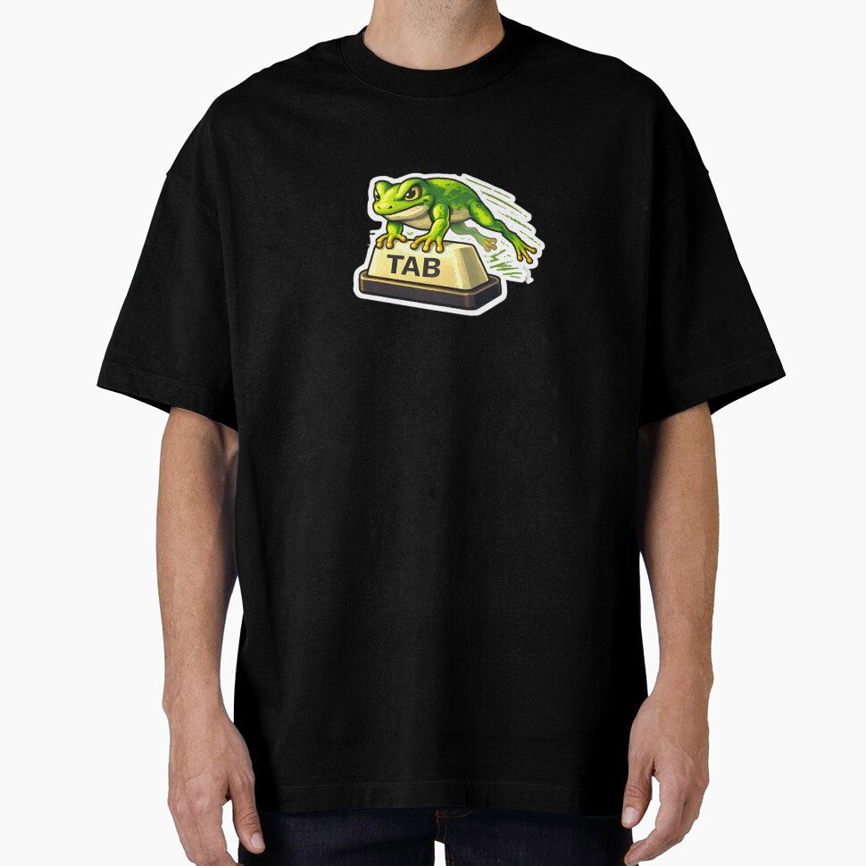 Funny Frog Tab Key – Keyboard Humor for Programmers by BriyaSol