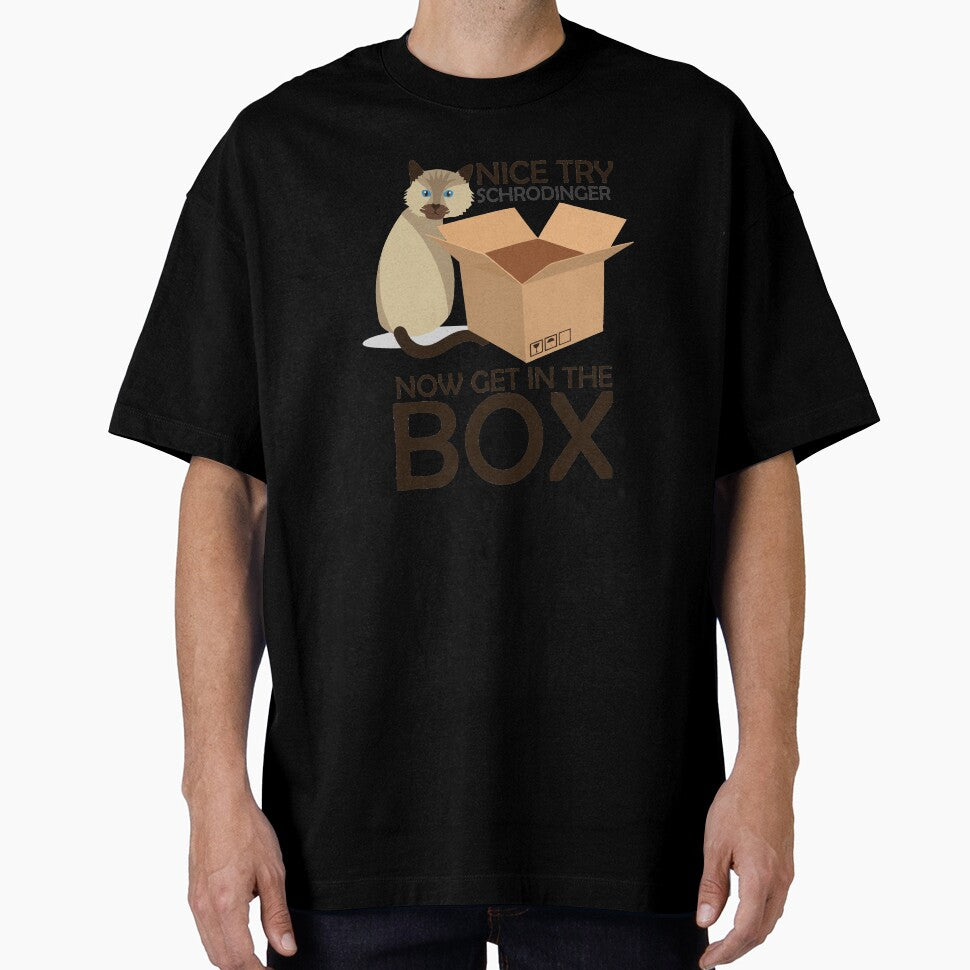 Nice Try Schrodinger Cat Quantum Physics gift for teacher by hadleydesigns