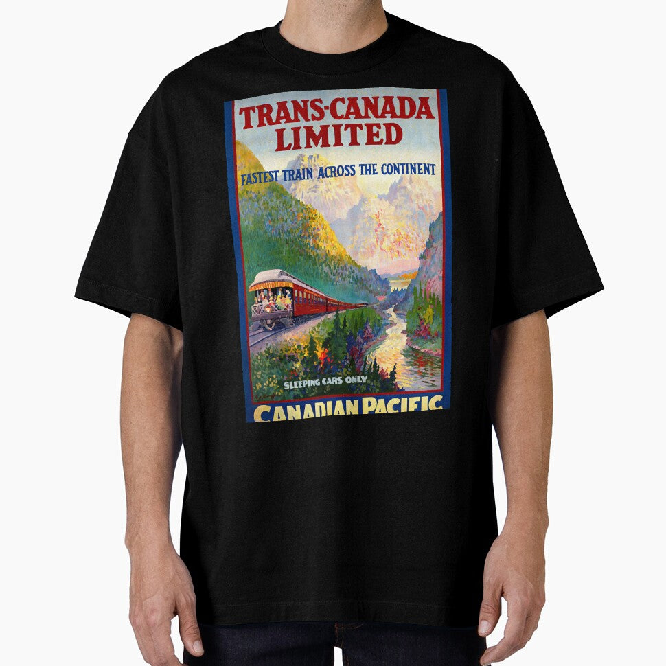 Vintage Travel Poster Canada Trans Canada Limited Canadian Pacific by Lazarz8