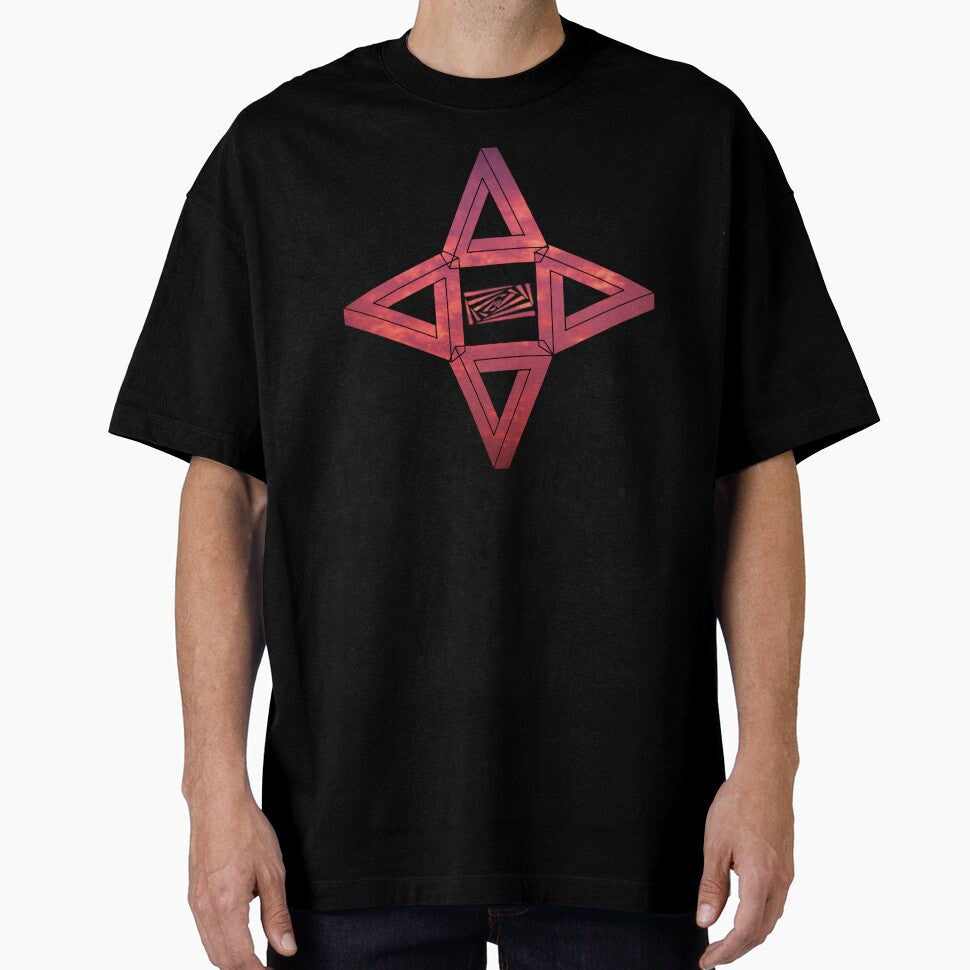 Red Sky Triangle Me Impressed Star by createVisions