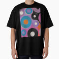 A vibrant geometric pattern design featuring overlapping circles in a three-color palette. by HEMRO