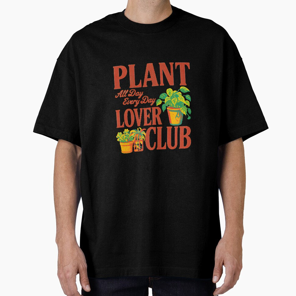 Plant Lover Club — Retro Botanical Illustration | Funny Gardener Quote Art by Colorful-Garden