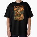 My Backpack Was My Console – Retro Anime Camping Shirt | Gifts for Outdoor Gamers by NicoDesignArt