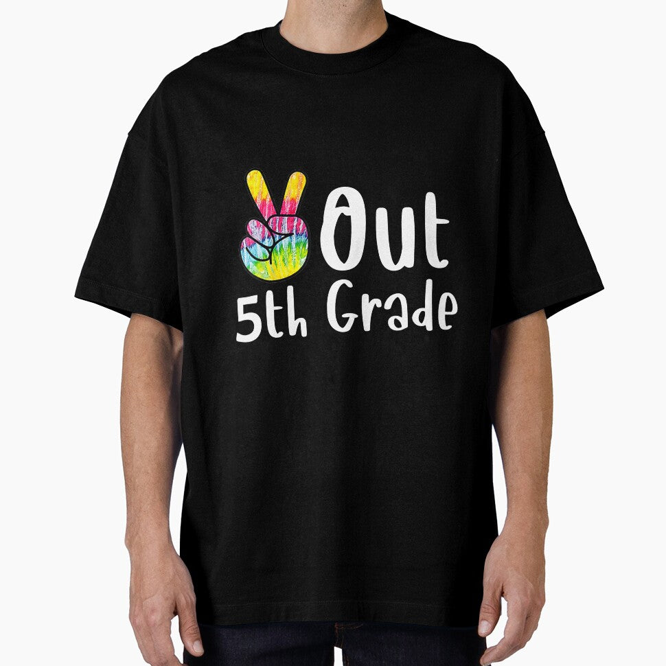 Peace Out 5th Grade Tie Dye Graduation by unassertive19