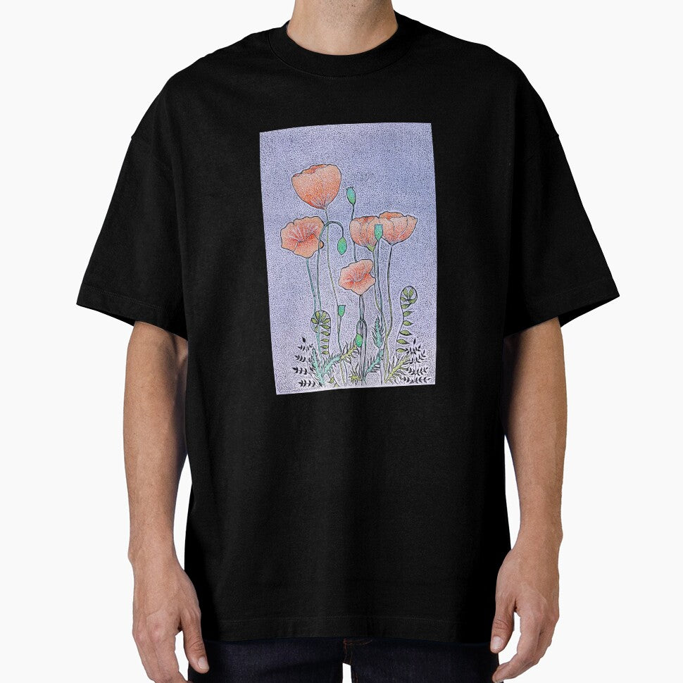Pointillism Poppies by beccadot