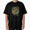 Mystic Serpent & Bloom - Emerald Snake Art by Shift-Bloom