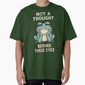 Not A Thought Behind These Eyes Cute Frog by BooDesignStudio