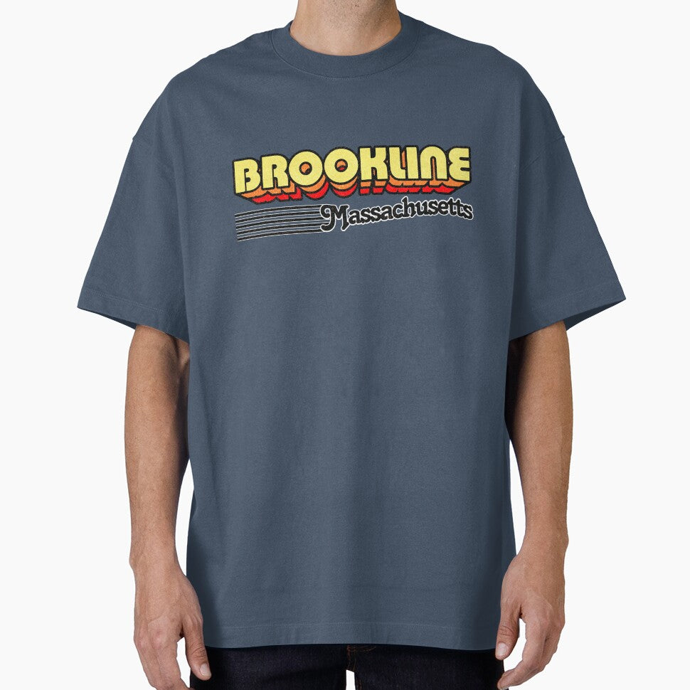 Brookline, Massachusetts | Retro Stripes by retroready