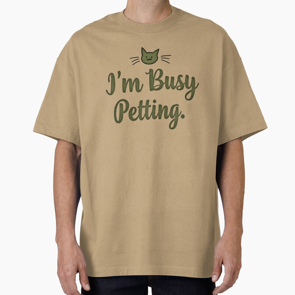 I’m Busy Petting – Funny Cat Developer for Programmers & Cat Lovers by FeelFreeStore