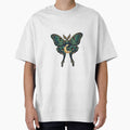 Celestial Luna Moth and Moon by sakinahco