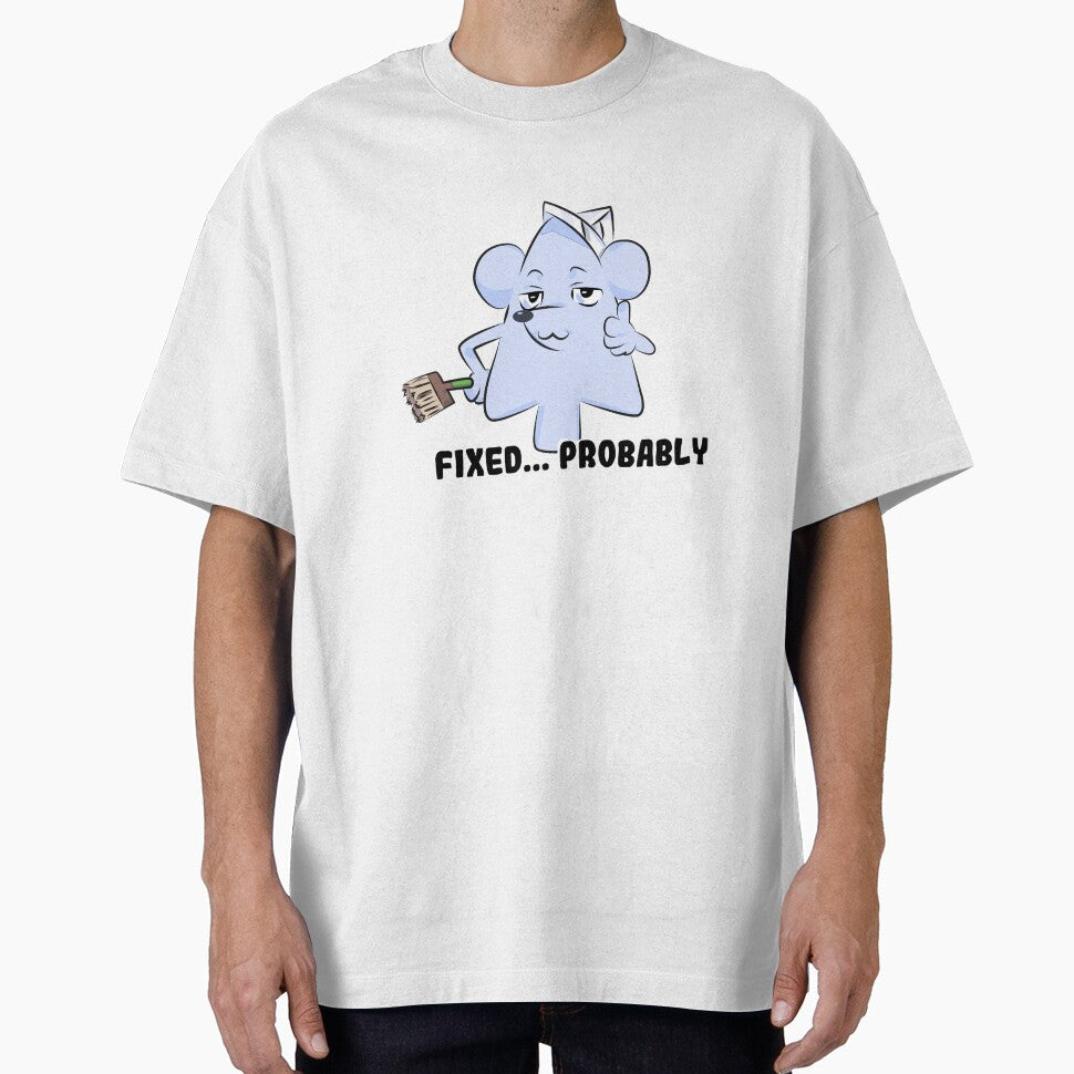 Fixed... Probably | Funny Coding Mouse for Developers by Creatory.studio
