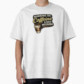 unning On Caffeine And Bad Decisions – Funny Coffee Lover Quote Retro Design by debdesarkar