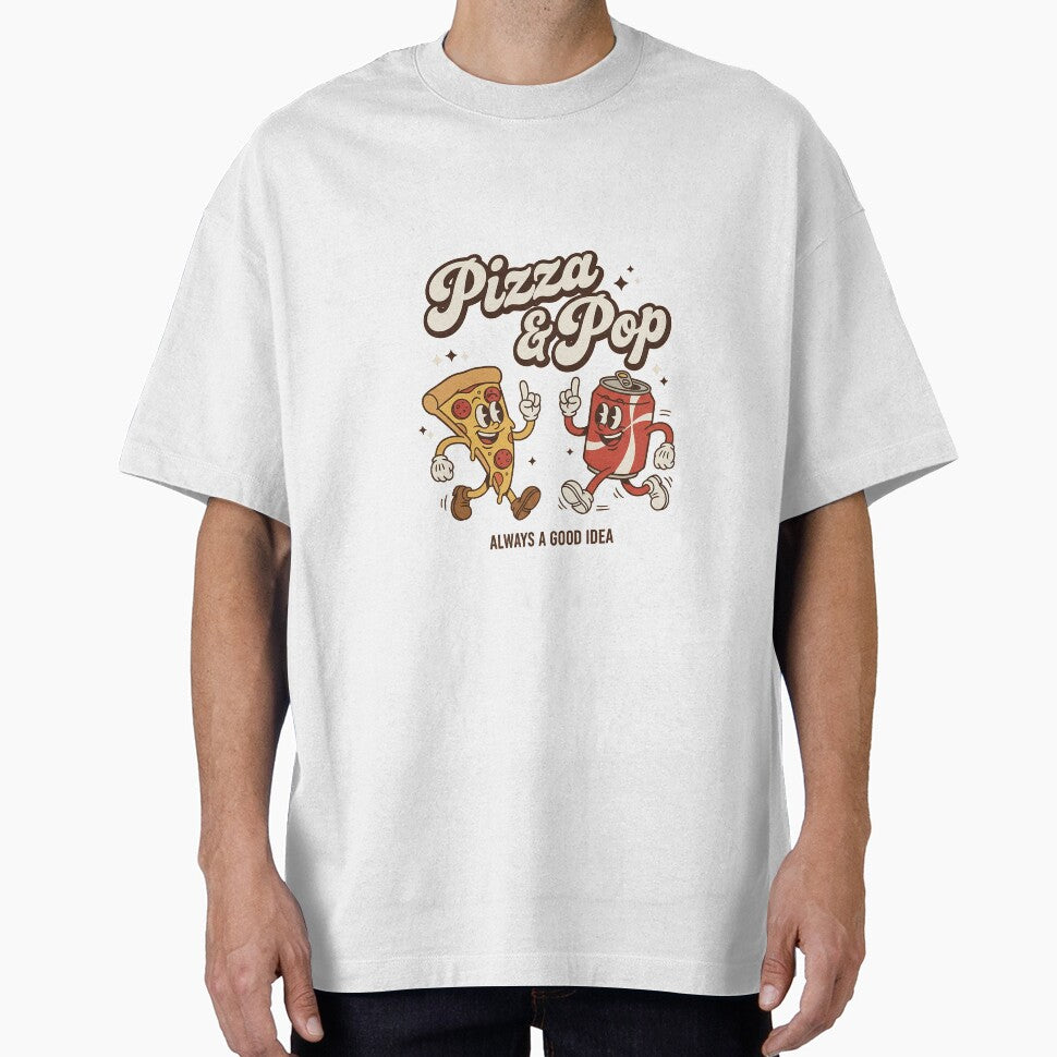 Copy of Pizza & Pop Retro Mascot Always A Good Idea by HoopeStylee