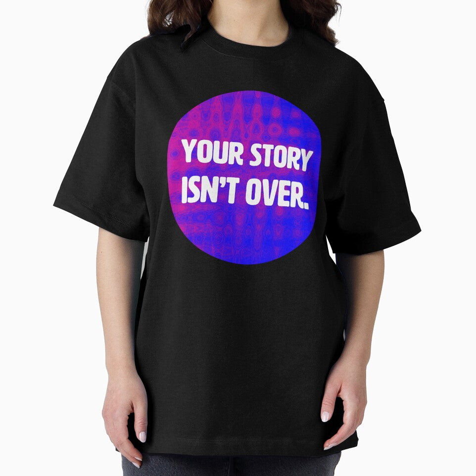 Your Story Isn't Over - Cobalt Fuchsia Wave by sillyjess