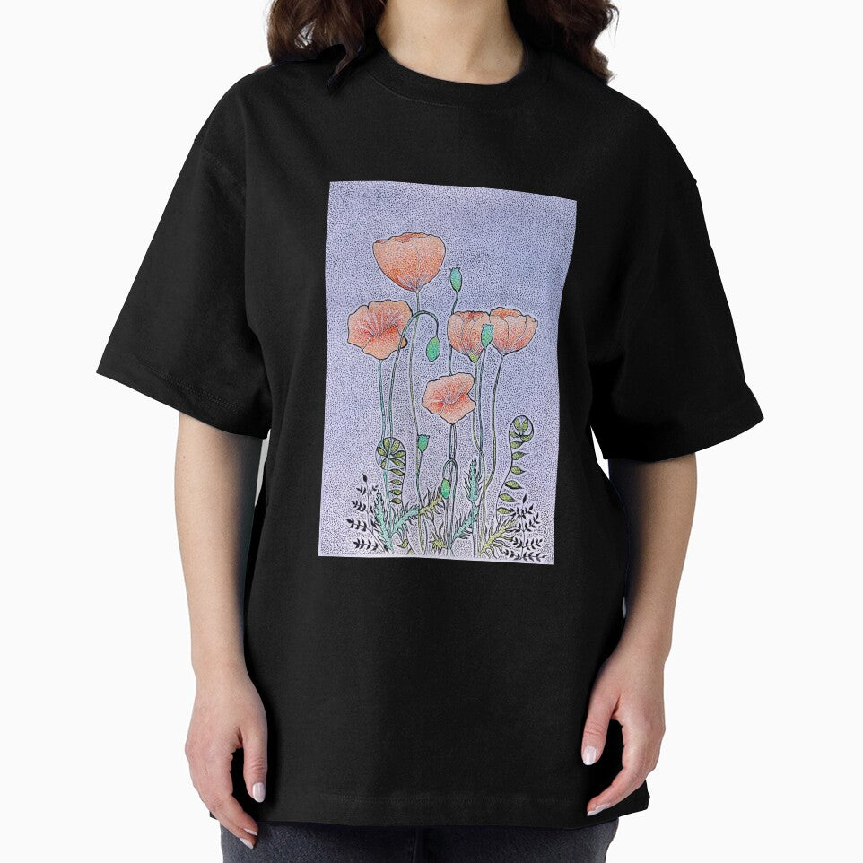 Pointillism Poppies by beccadot