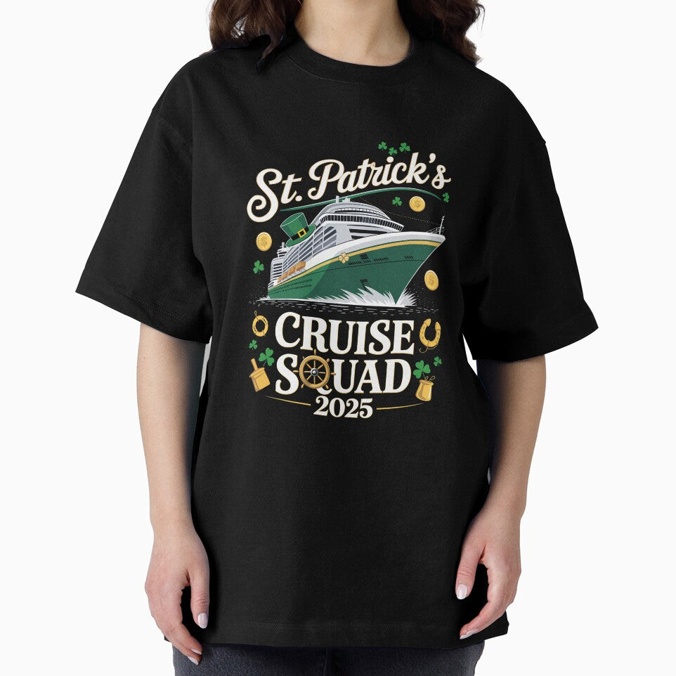 St Patrick's Day Cruise Squad 2025 Funny Family Matching by VasilisLamArt