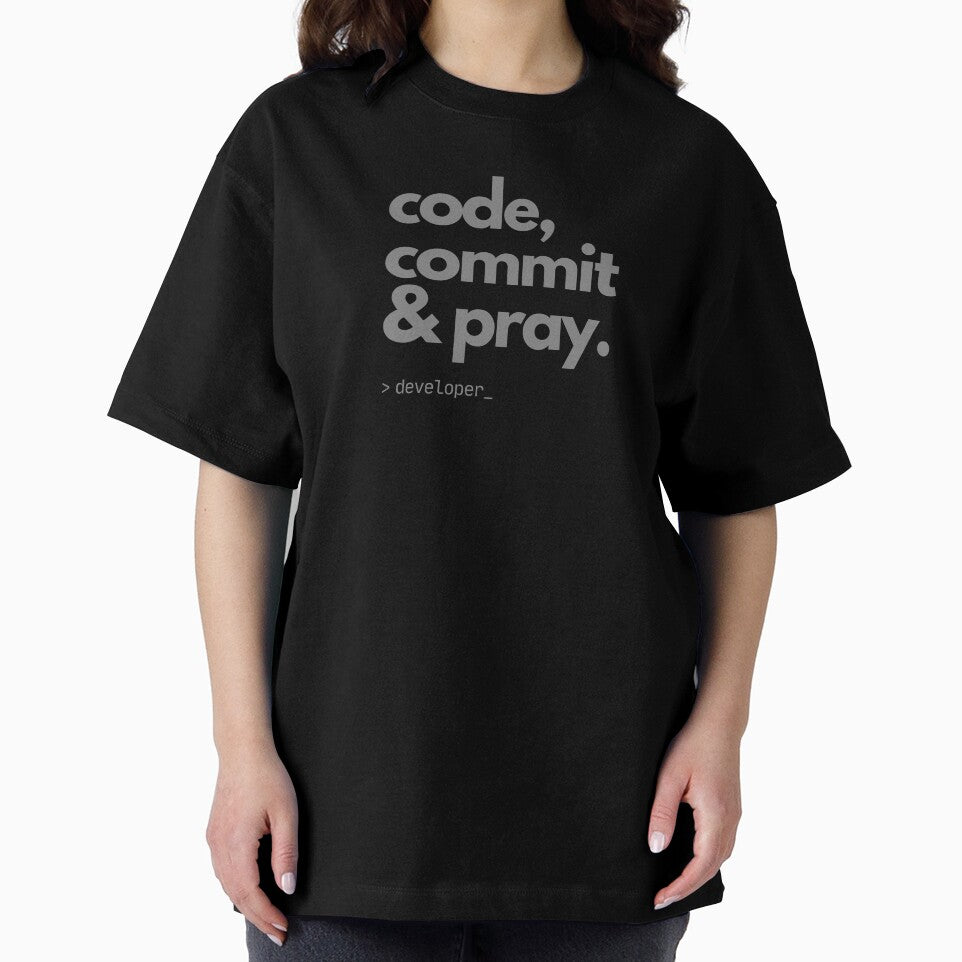Code, Commit & Pray - Art for Developers by TheBitwiseShop