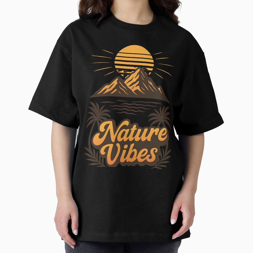 Vintage Nature Vibes – Sunset Mountains & Palms by ARS ORBA