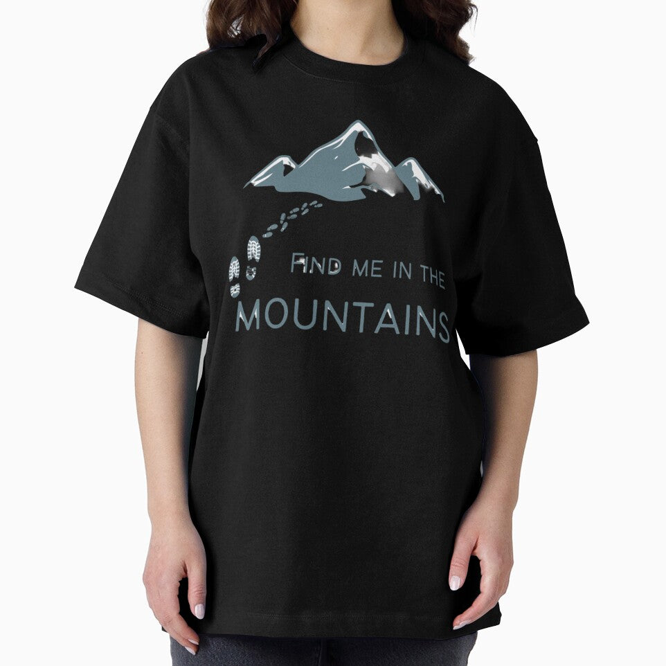 Find Me in the Mountains Hiking Shirt – Nature Lover Outdoor Tee by Atlantic Flyer Designs