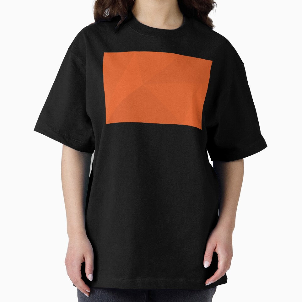 Orange, simple, modern, cool, trendy geometric illustration by theendup