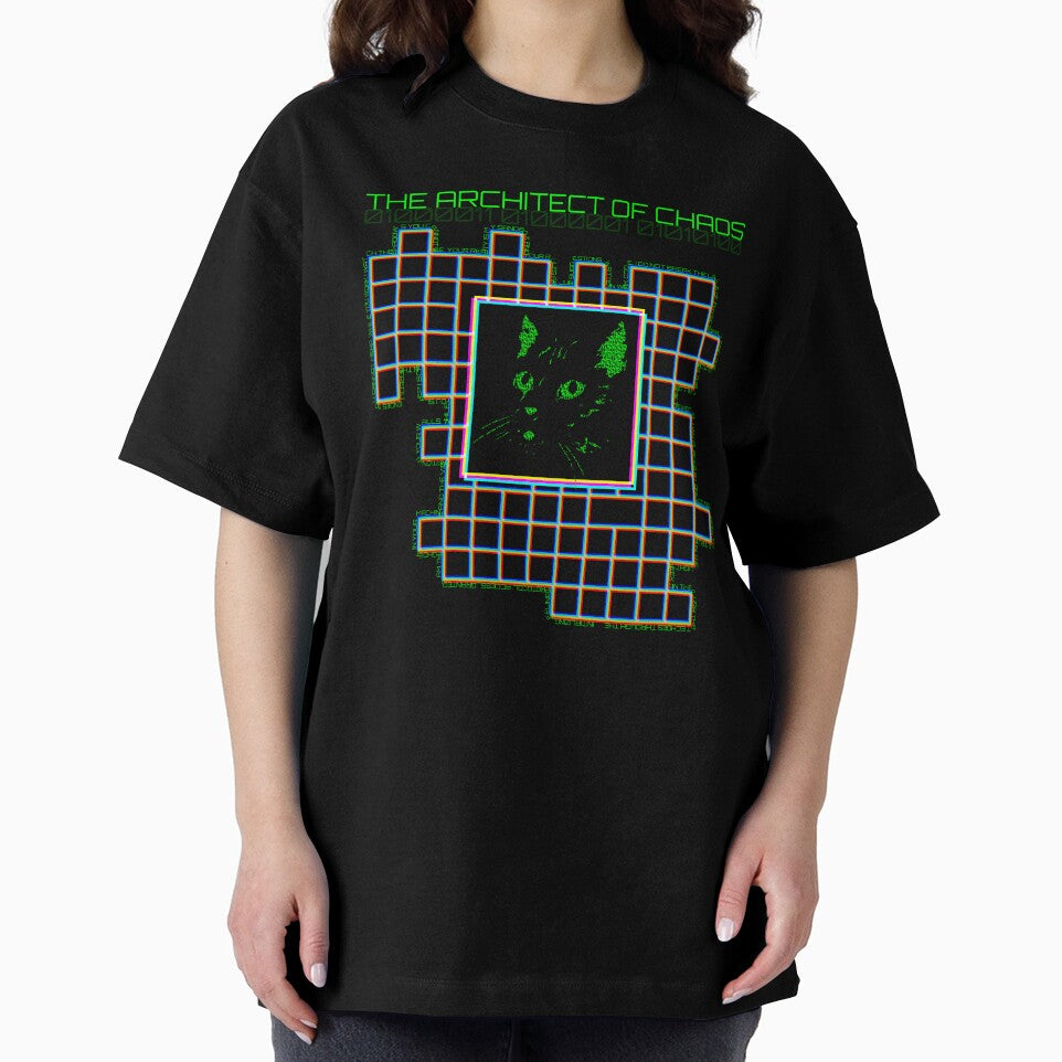 Architect of Chaos Binary Matrix Cat by MadeTearfully