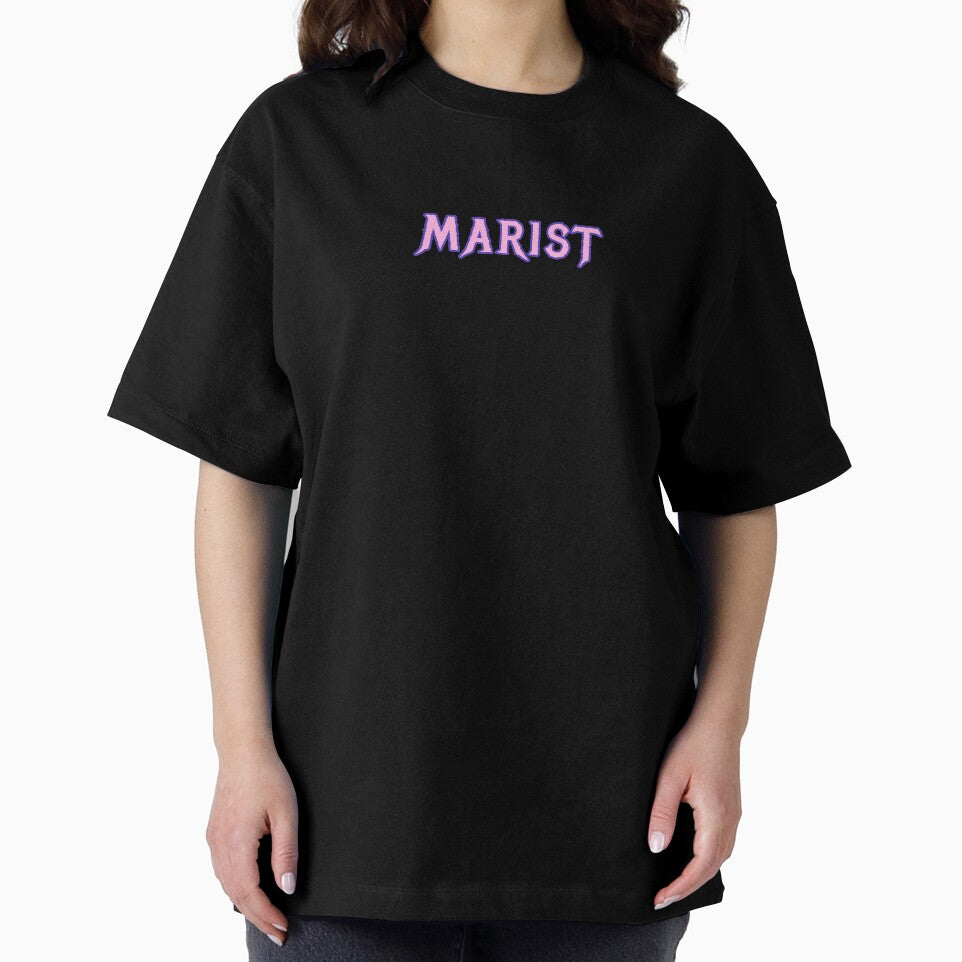 Marist Pink and Purple Metal Logo by katiemarielle