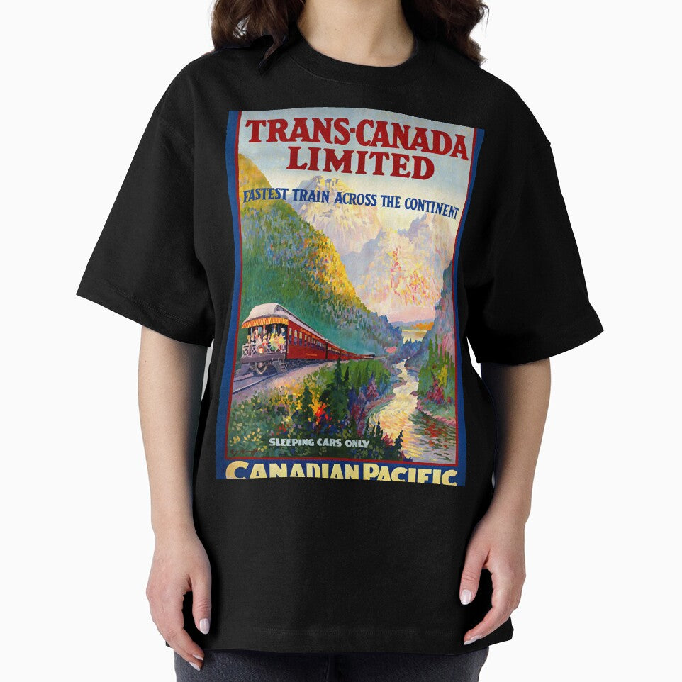 Vintage Travel Poster Canada Trans Canada Limited Canadian Pacific by Lazarz8