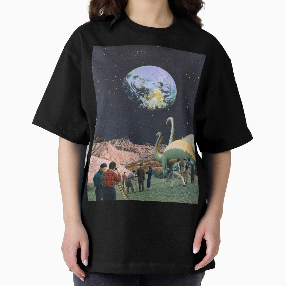We Are Safe Here - Dinosaur Collage by PossessedStudio