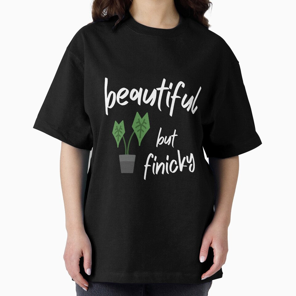 Alocasia: Beautiful but Finicky - Funny Houseplant Quote by ZlodziejkaKiwi