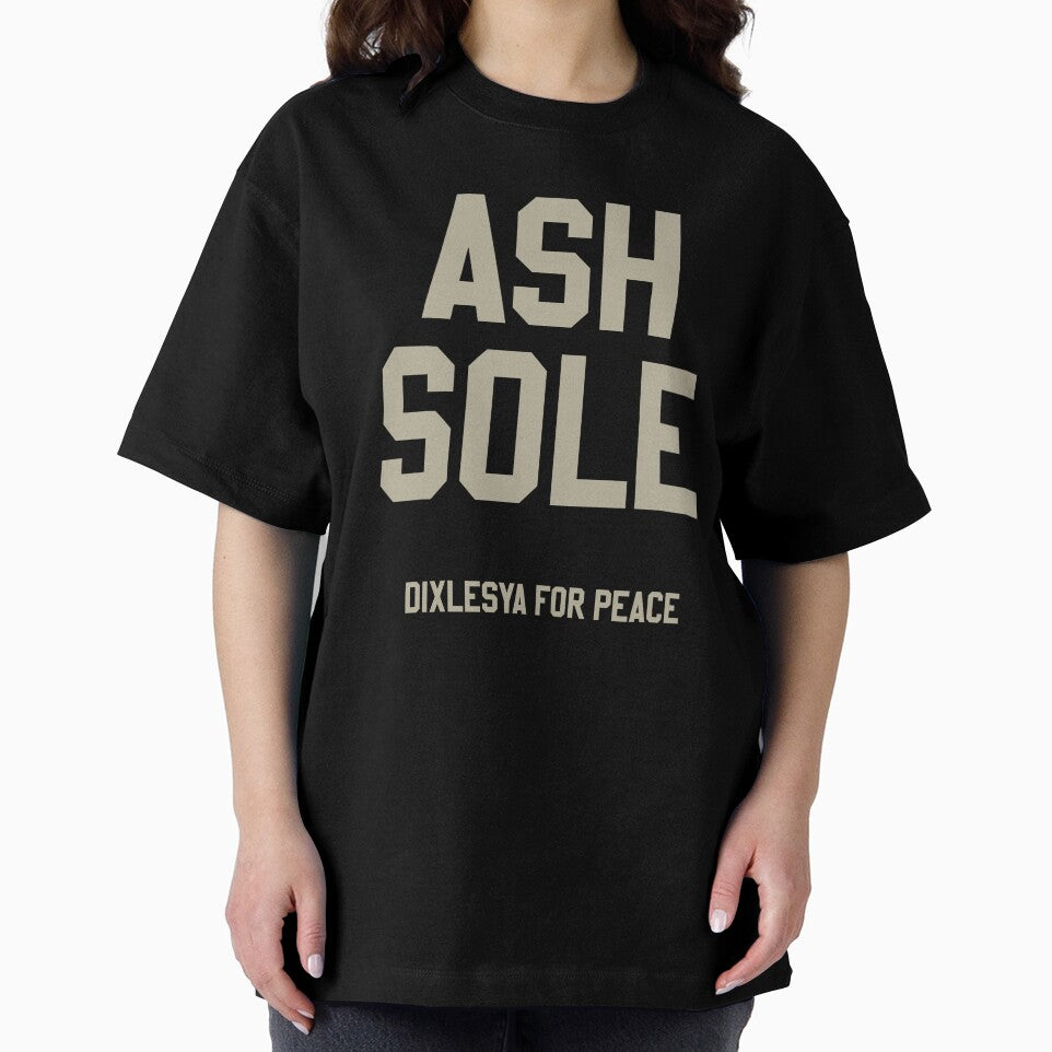 Ash Sole – Dixlesya for Peace Typography Design by Tattee