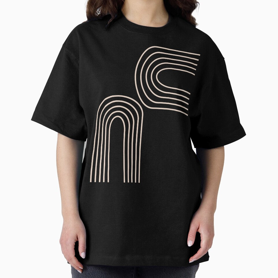Minimalist Curved Line Art by JuneJournal