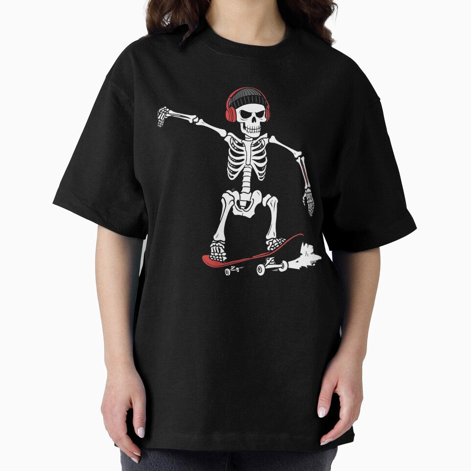 Comic Style Skater Skeleton by ChicTrendz