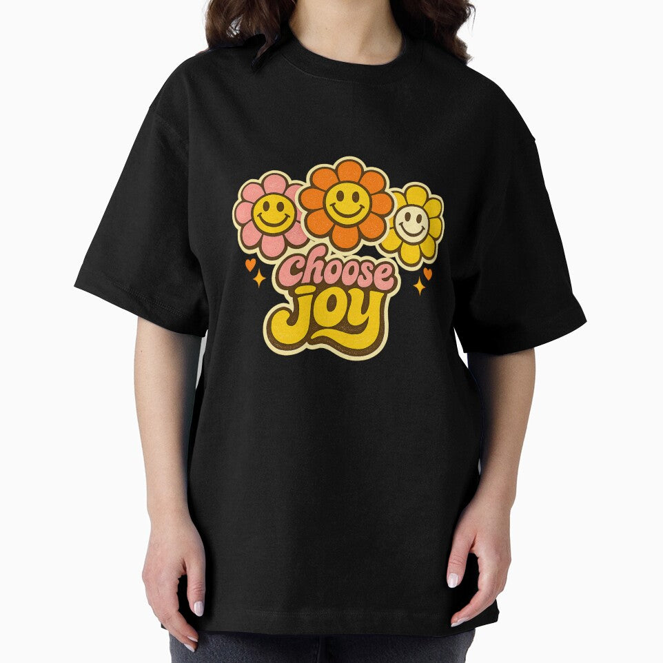 Retro Groovy Smiley Flowers by Paninides