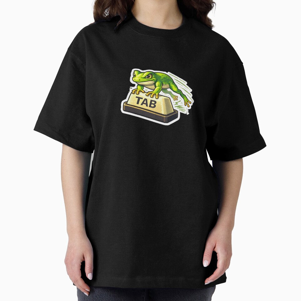 Funny Frog Tab Key – Keyboard Humor for Programmers by BriyaSol