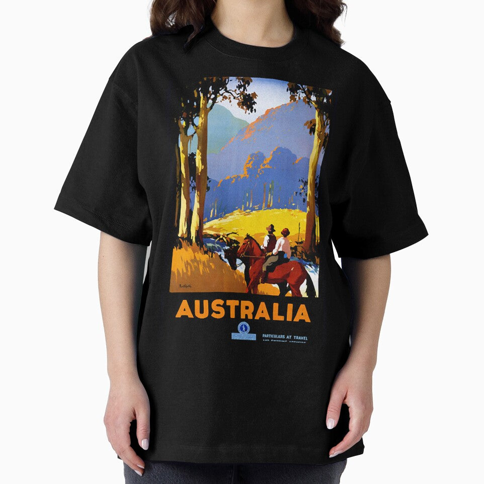 Vintage Travel Poster Australia by Lazarz8