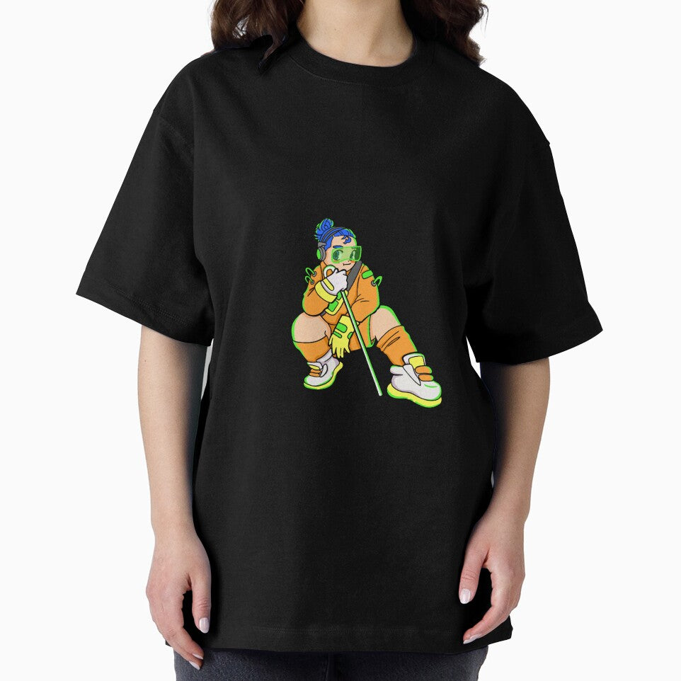Y2K Cyberpunk Streetwear, Trippy Neon Graphic Hoodie, Trippy Retro Shirt, Psychedelic Anime by Makalee Rae