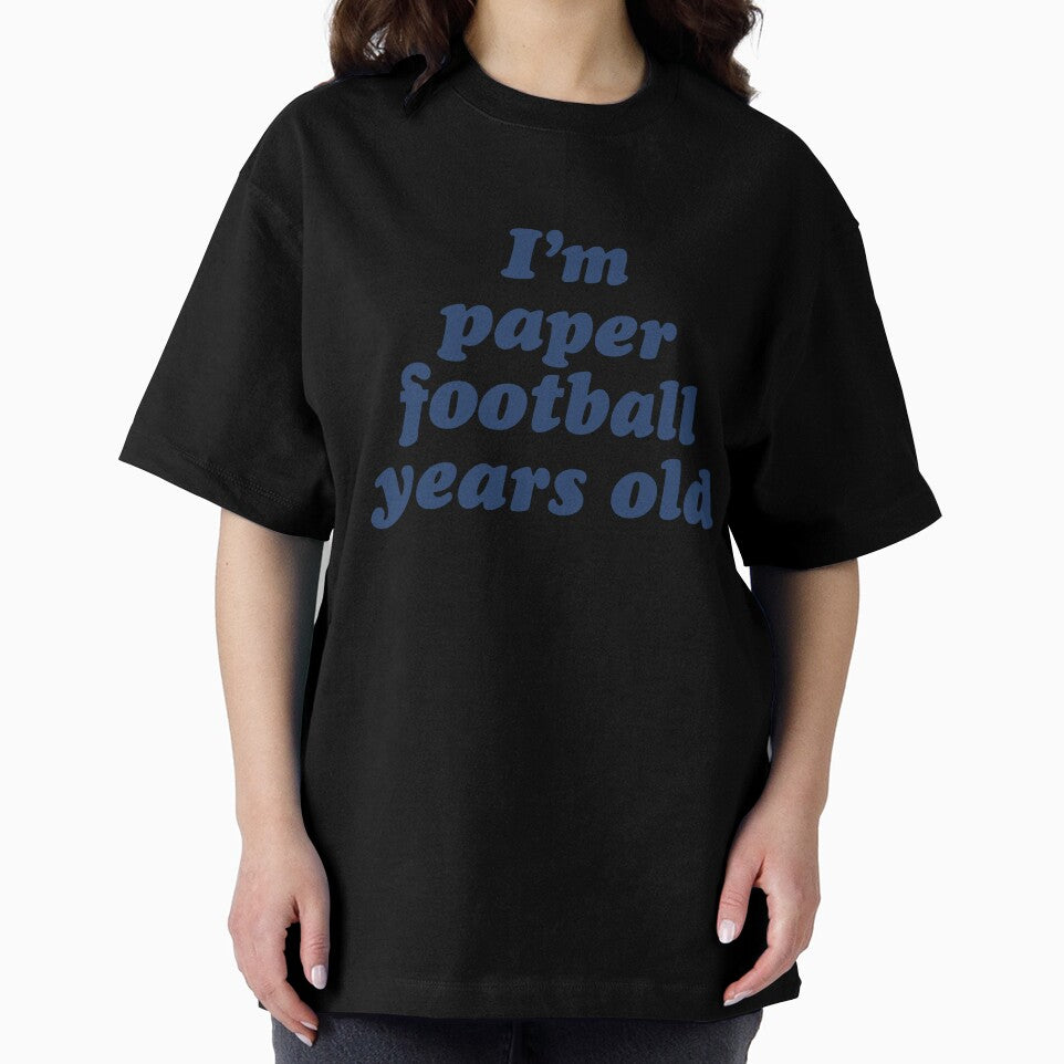 I'm Paper Football Years Old – Funny Nostalgic 90s T-Shirt by MyCrews