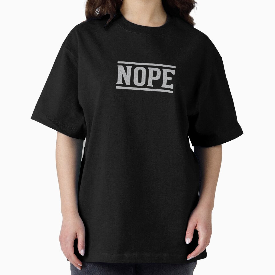 NOPE statement design by HEXANDGLOSS