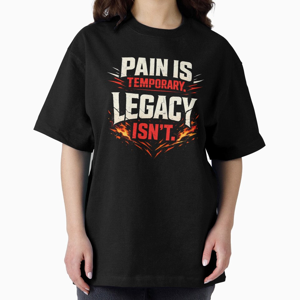 Pain Is Temporary Legacy Is Forever Gym Grunge Stoic Pump Cover by SoulFlex