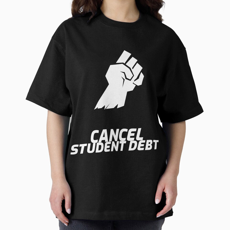 Cancel Student Debt Protest Saying with Hands Clenched by SocialStreet