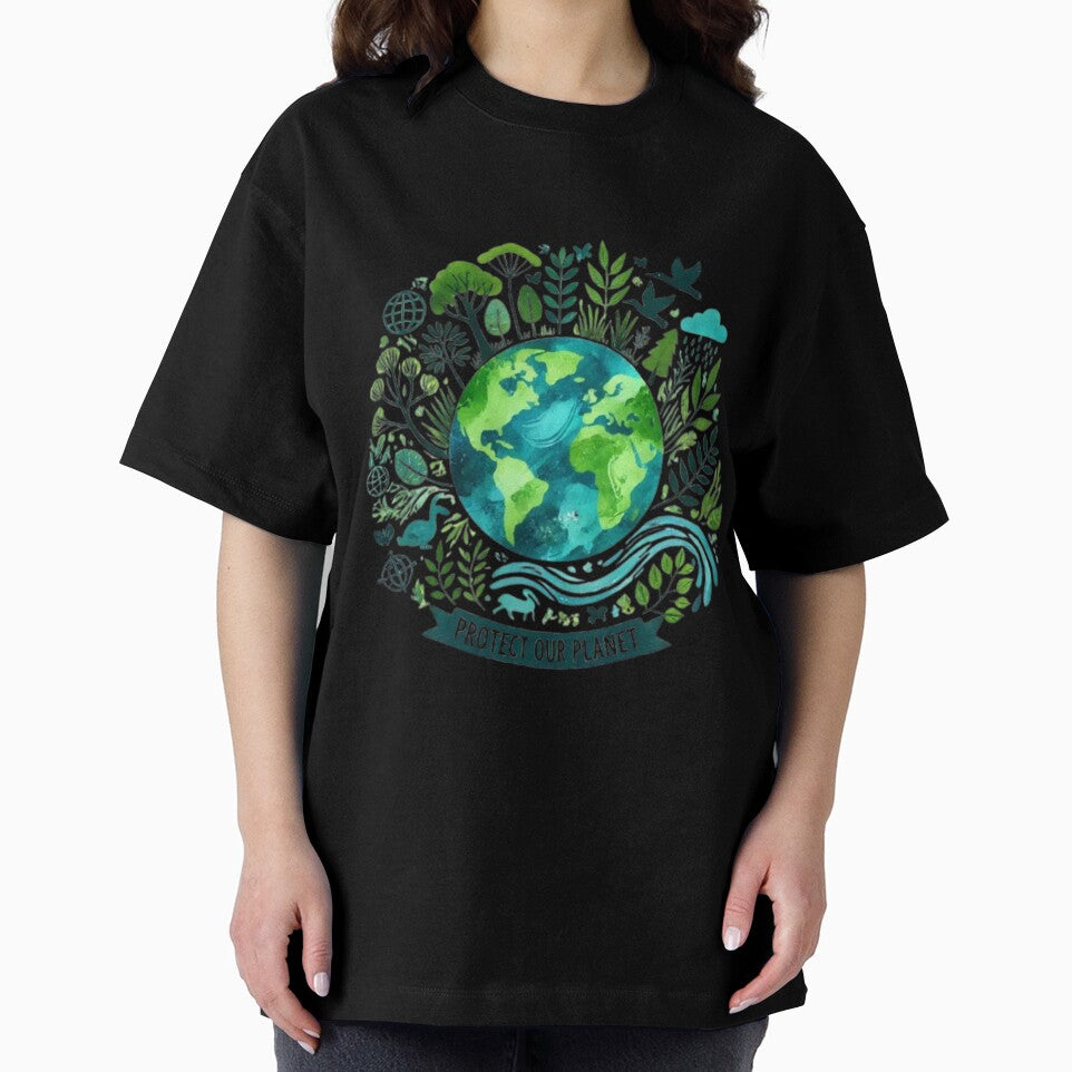 Protect our Planet funny design t-shirts by filalihicham1